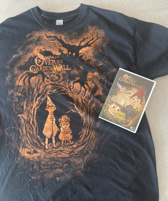 Custom “Over the Garden Wall” bleach merchandise as well as custom aftermarket “Over the Garden Wall” DVD. (Photo By: Everett Cota)